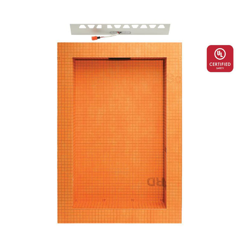 Schluter®-KERDI-BOARD-SNLT - Shower Niche with LED lighting