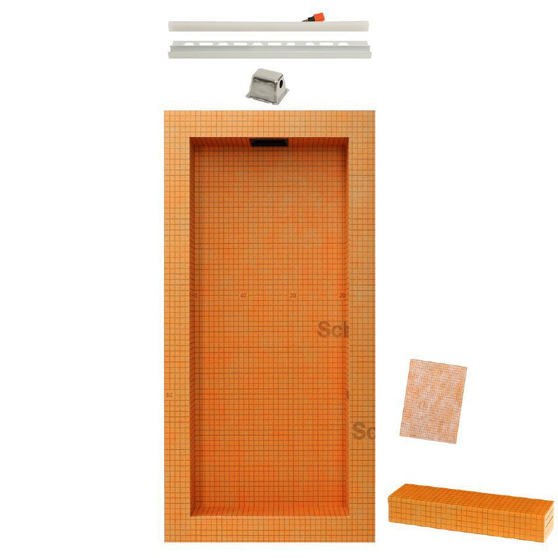 Schluter®-KERDI-BOARD-SNLT - Shower Niche with LED lighting