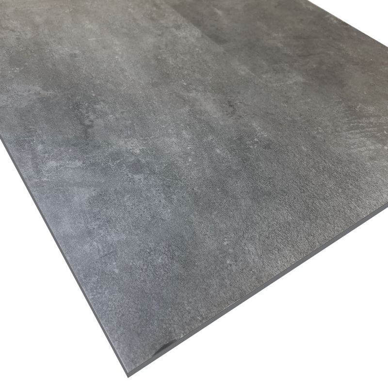 Carbon Concrete- Glue Down Impact Vinyl Tile - (12" X 24”) 52.81 ft² / Box