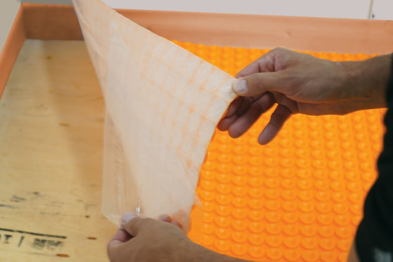 Schluter®-DITRA-HEAT-PS Peel & stick Uncoupling Membrane for Floor Warming