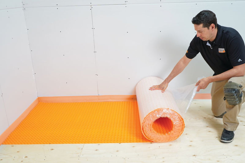 Schluter®-DITRA-HEAT-PS Peel & stick Uncoupling Membrane for Floor Warming