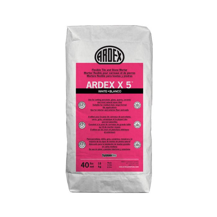 Ardex X5 Large/Heavy Tile & Stone Mortar - Grey/White (40lb) - Mortar - Ardex