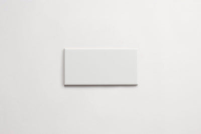 Ceramic Wall Tile 3” x 6" (White Matte) - Tile - Dal Tile