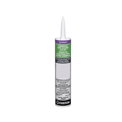 Coloured Commercial Silicone Caulk (10.5 oz) - Adhesive - Custom Building Products