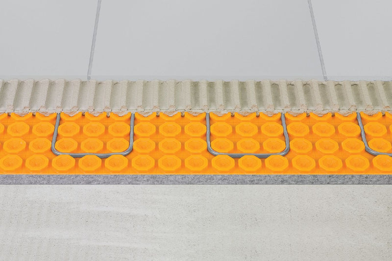 Schluter®-DITRA-HEAT-DUO-PS Peel & stick Uncoupling Membrane with Sound Control and Thermal Break