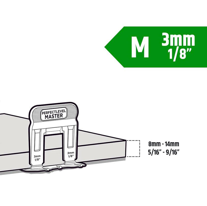 Perfect Level Master - T-LOCK™ - Tile Levelling Clips (100) - Accessories - Perfect Level Master