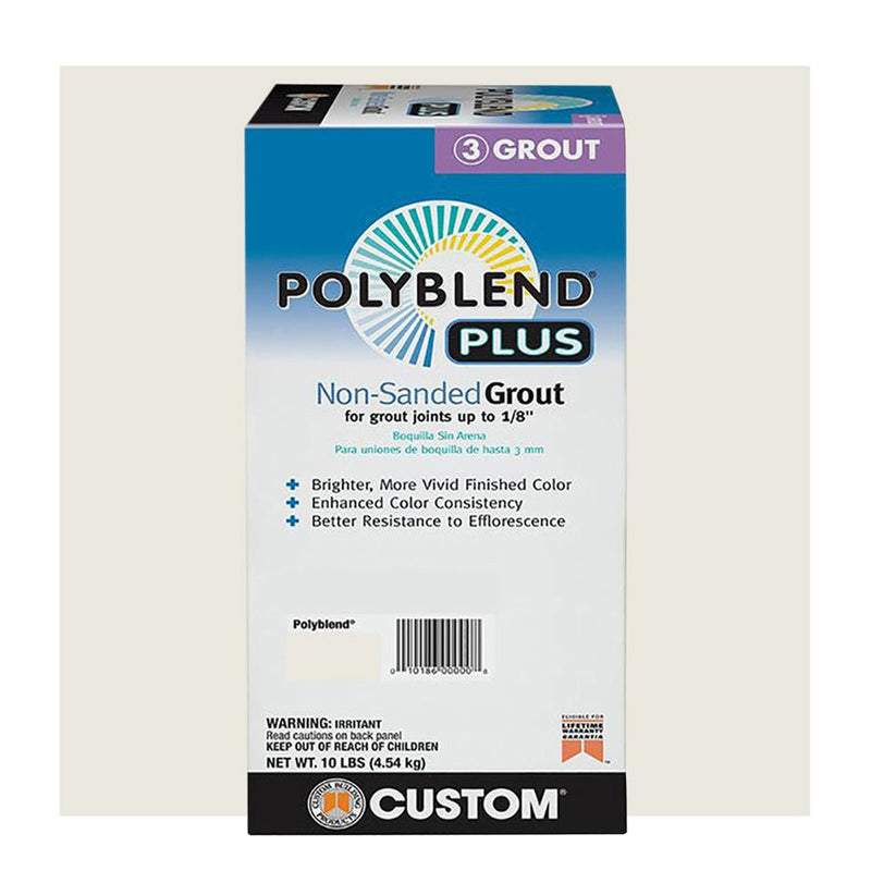 Polyblend®Plus Non-Sanded Grout (10lbs) - Grout - Custom Building Products