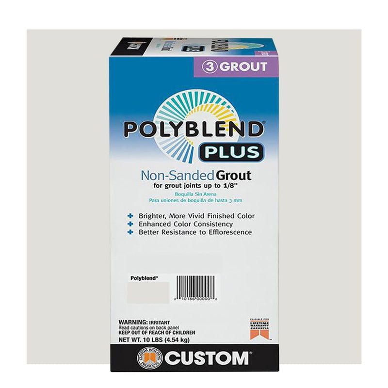 Polyblend®Plus Non-Sanded Grout (10lbs) - Grout - Custom Building Products