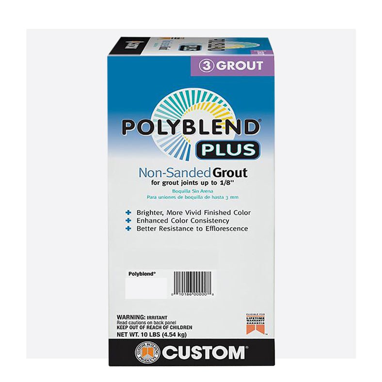 Polyblend®Plus Non-Sanded Grout (10lbs) - Grout - Custom Building Products