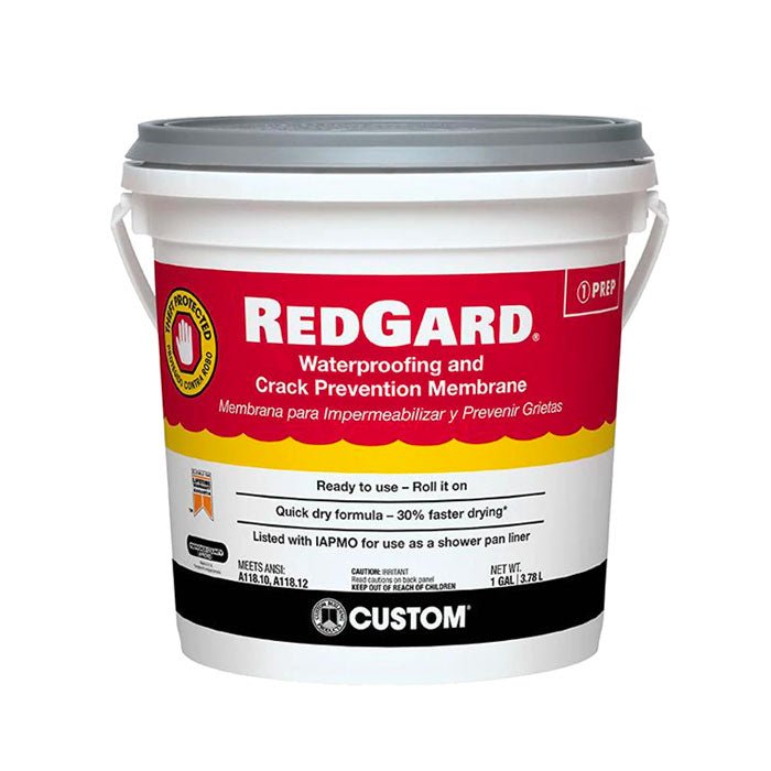 REDGARD® WATERPROOFING AND CRACK PREVENTION MEMBRANE - Floor Prep - Custom Building Products