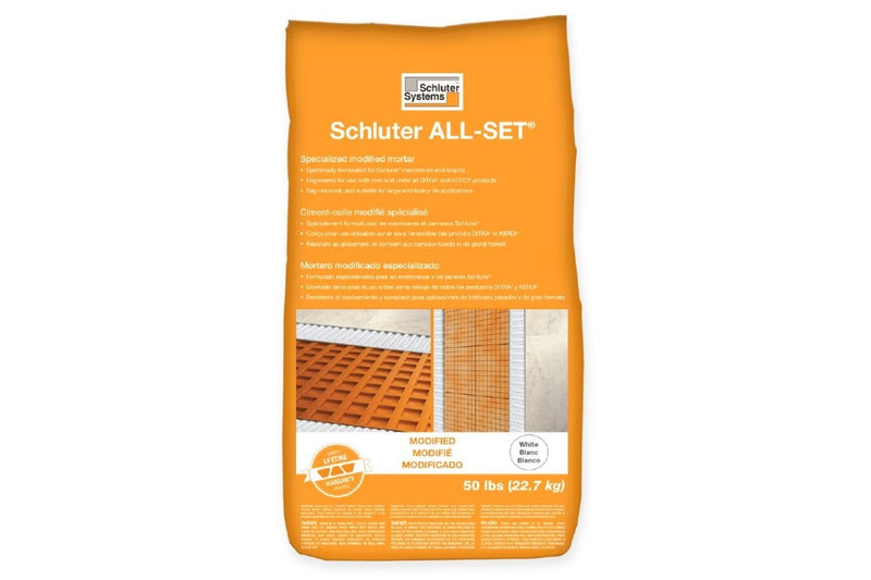 Schluter ALL-SET® Specialized Modified Thin-set Mortar (50lb) - Mortar - Schluter