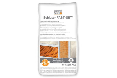 Schluter FAST-SET® Specialized Rapid-setting Modified Thin-set Mortar (50lb) - Mortar - Schluter