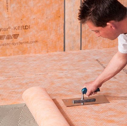 Schluter®-KERDI Waterproofing and Vapor-Retardant Membrane - Shower Waterproofing - Schluter