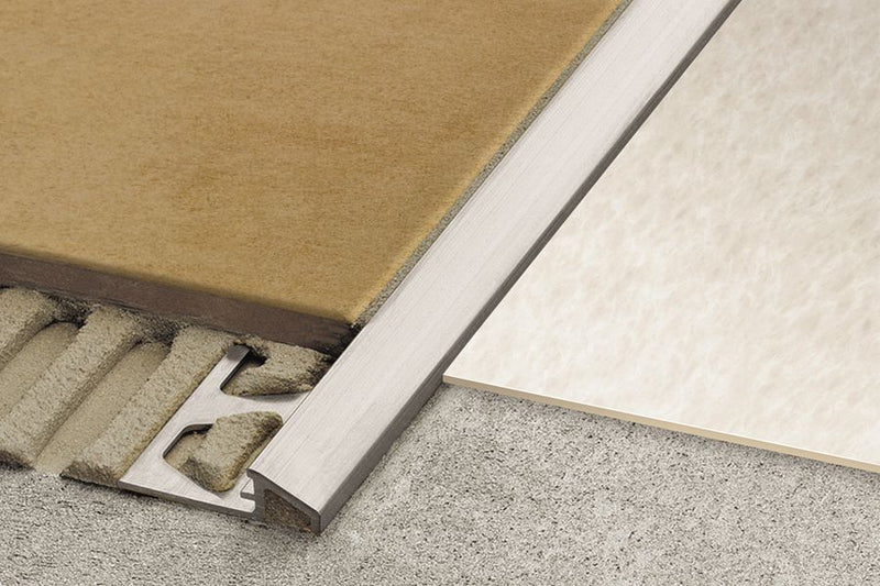 Schluter® RENO-U - Edge-Protection Profile for Abutting Tile to Lower Transitions - Profiles - Schluter