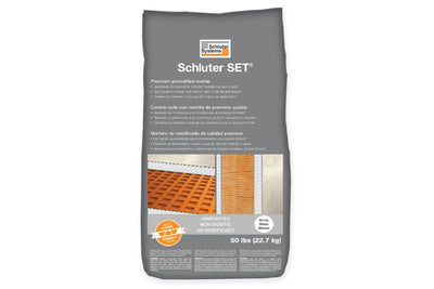 Schluter SET® Premium Unmodified Thin-set Mortar (50lb) - Mortar - Schluter