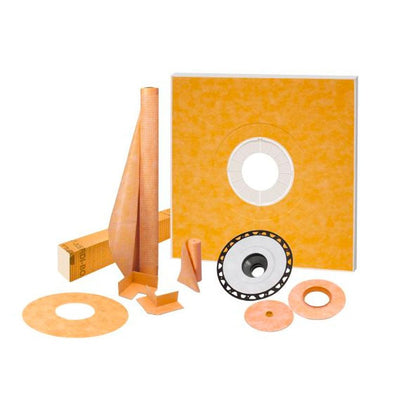 Schluter Shower Kit - Without Grate - Center Drain (48"x48") - Shower Waterproofing - Schluter